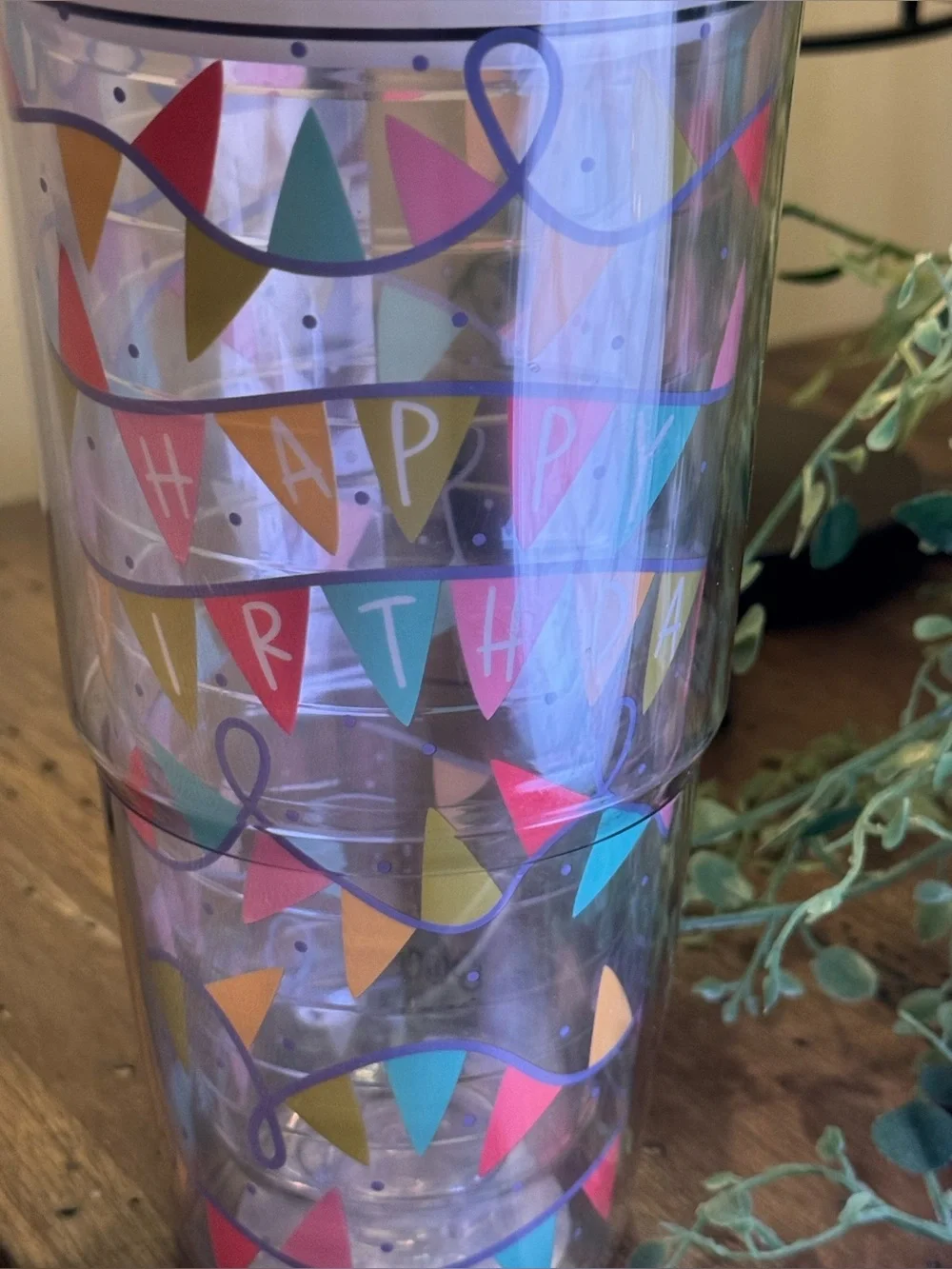TERVIS COTON COLORS HAPPY EVERYTHING LAURA JOHNSON NOTHING BUNDT CAKE TUMBLER CU
